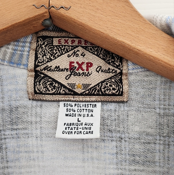 Vintage 90s Grunge flannel button down - Picture 3 of 7